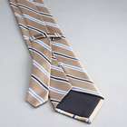 Striped Silk Tie, , small
