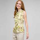 Floral Ruffle Blouse, , small