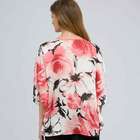 Floral Poncho Blouse, , small