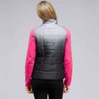 Mock Neck Quilted Vest, , small
