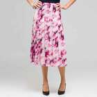 Long Floral Pintucked Skirt, , small