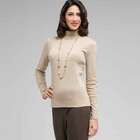 Long Sleeve Turtleneck Top, , small