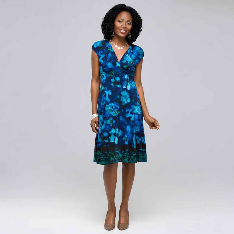Floral Jersey Dress (Petite), , large